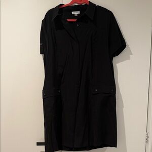 Calvin Klein Black Short Sleeve Dress